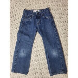 Levis 550 Relaxed Fit Boys Jeans Size 8 Reg Medium Wash Blue Denim 24x22